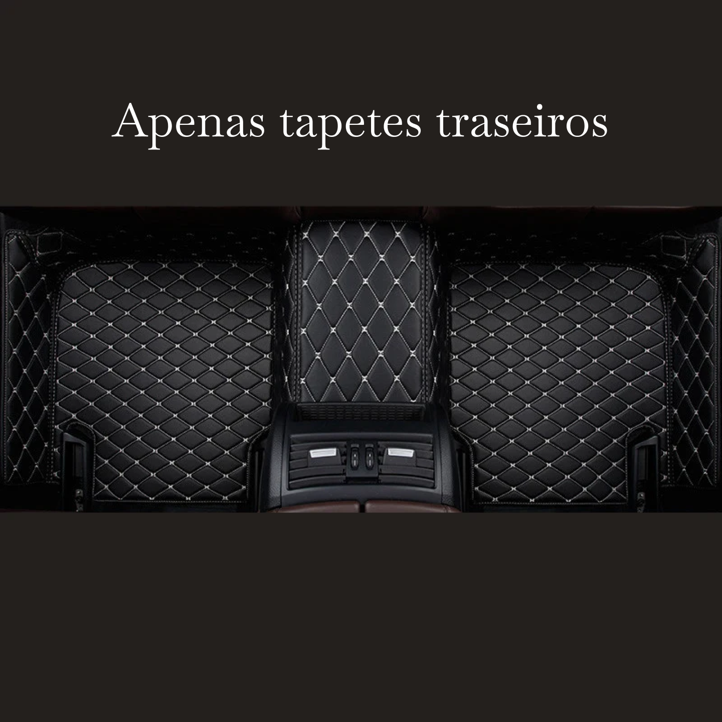 Kit de Tapetes Automotivos de Luxo e Conforto