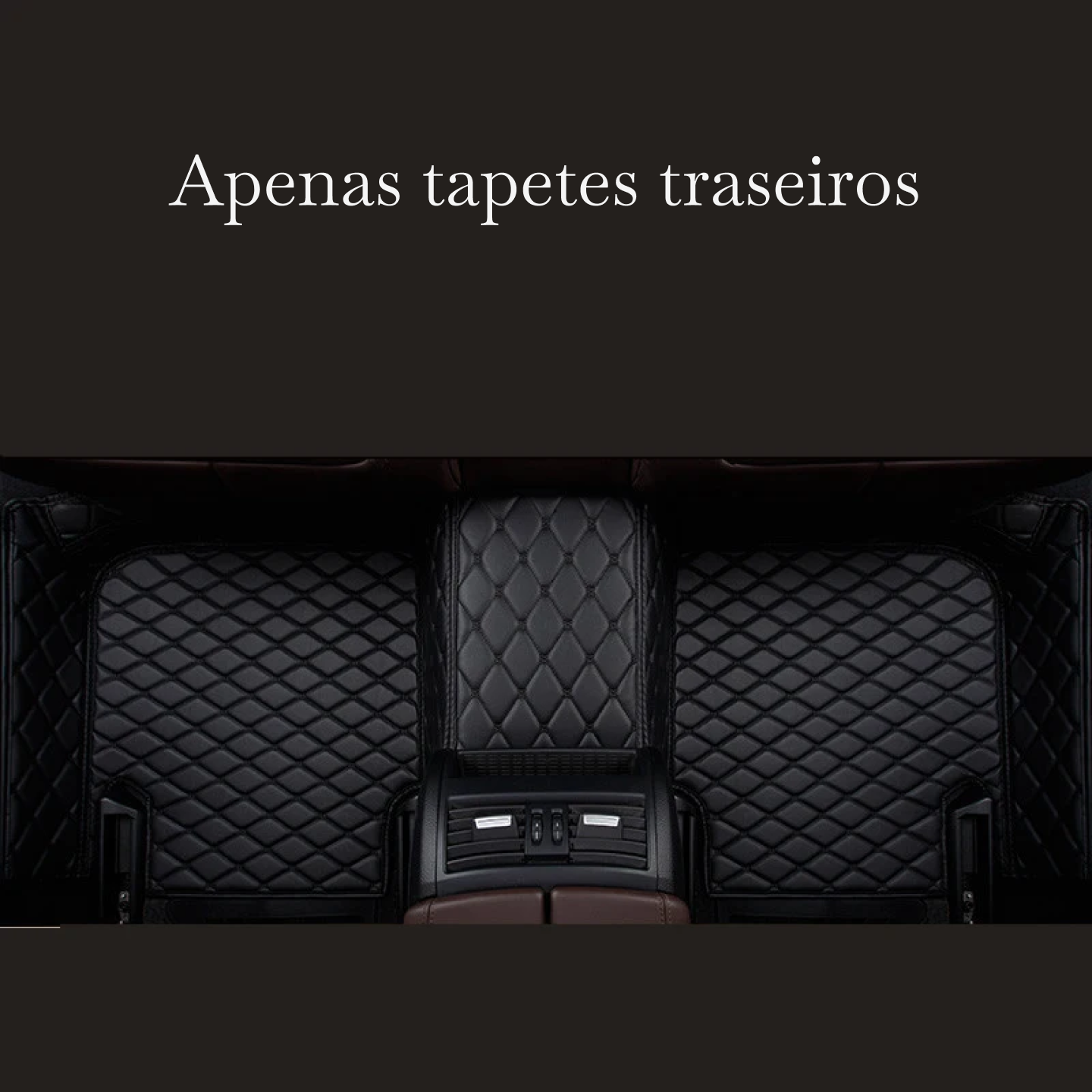 Kit de Tapetes Automotivos de Luxo e Conforto