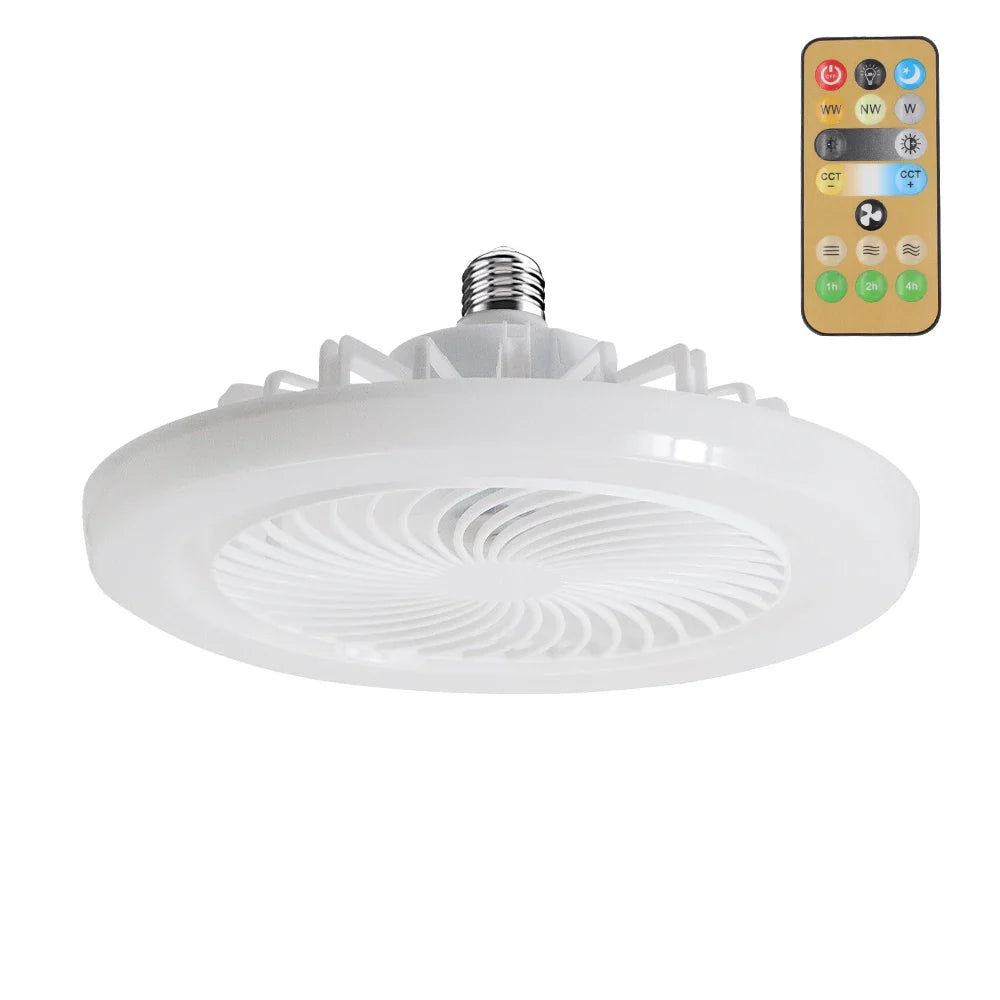 Luminária LED com Ventilador